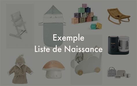 5 exemples de Liste de Naissance utiles pour créer votre Wishlist bébé