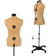 Amazon Pdm Worldwide Black Dress Form Adjustable Mannequin For