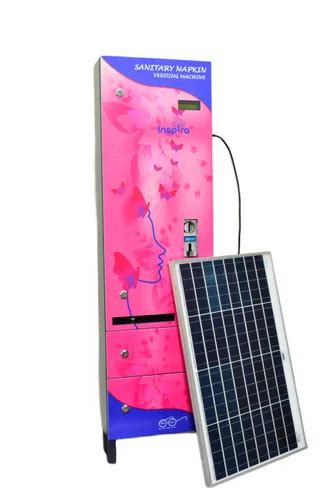 Automatic Solar Operated Premium Sanitary Napkin Vending Machine At Rs