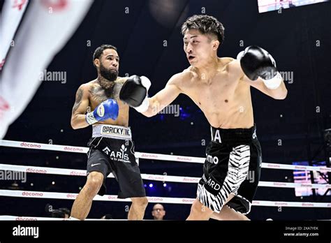 Naoya Inoue Blacck Gloves Of Japan Is Knocked Down By Luis Nery Blue