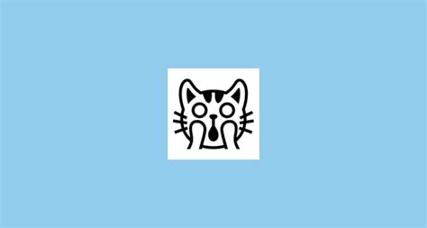 Weary Cat Emoji On Noto Emoji Font