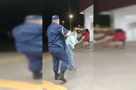 Vídeo vigilante agride paciente em UPA no DF tapas e chutes