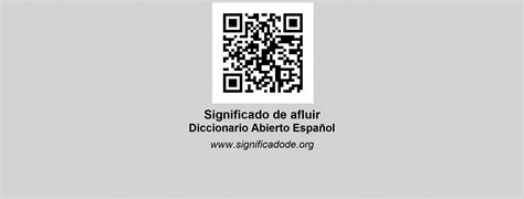 Afluir Significado