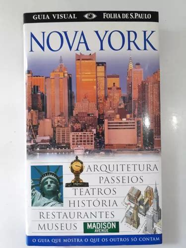 Livro Guia Visual Folha De São Paulo Nova York Parcelamento sem juros