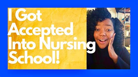 I Got Accepted Into Nursing School Single Mother Youtube