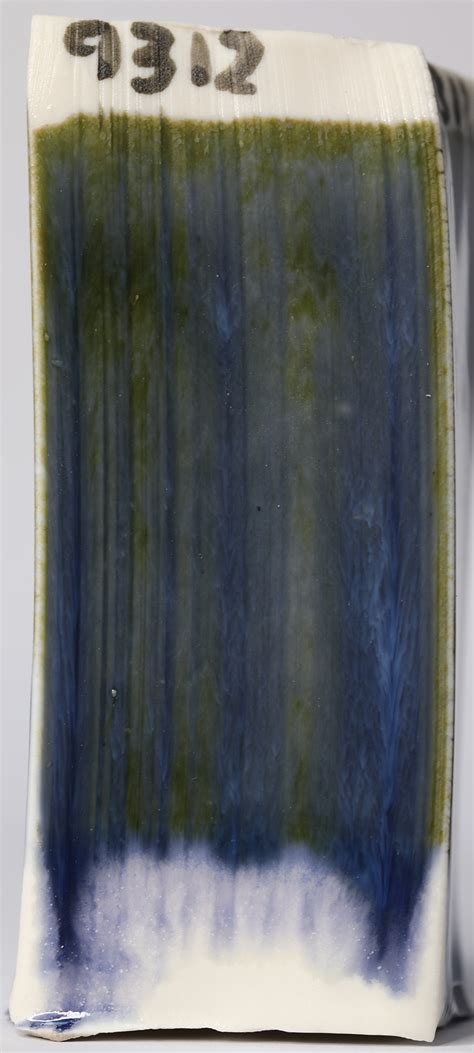 testing  floating blue glaze crystalline ceramics