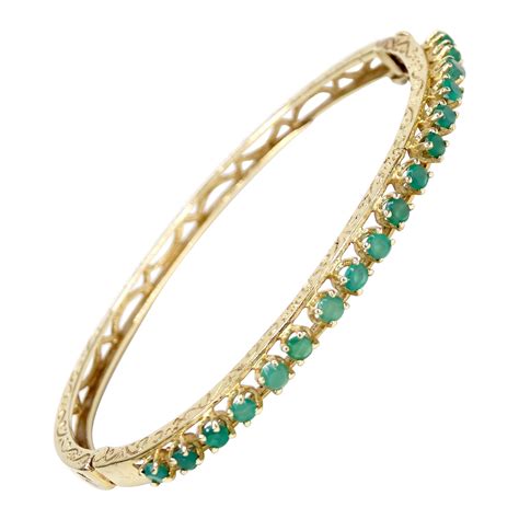 Cazzaniga Gold Emerald Bracelet At 1stdibs Cazzaniga Gold Bracelet