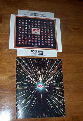 Coca Cola Year Anniversary Hat Lapel Pin Set Salesman Brochure