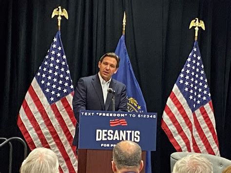 In New Hampshire, DeSantis takes subtle digs at Trump, attacks ...