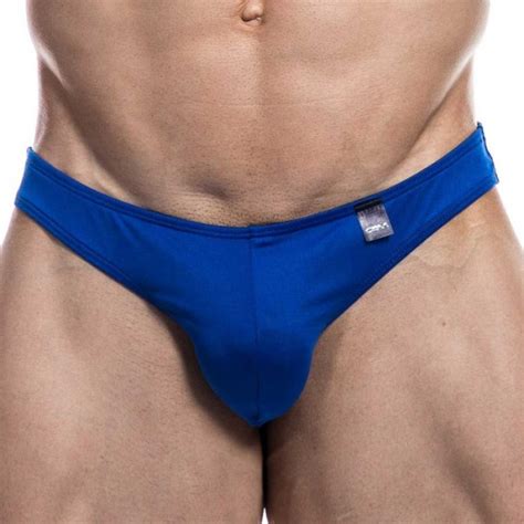 Slip Bikini Taille Basse Cut Men Provocative Bleu Royal Slips Po