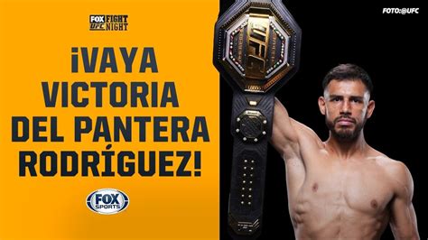 Pantera Rodríguez es campeón interino de Peso Pluma UFC YouTube