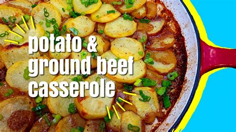 Crispy Ground Beef And Potato Recipe Potato Dinner Recipe Youtube