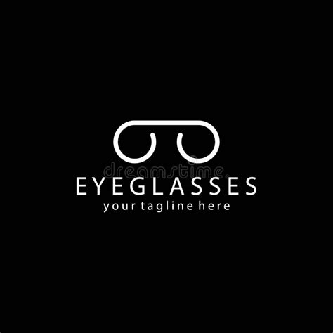 Eyeglasses Logotyp Stock Illustrationer Illustration Av Optiskt