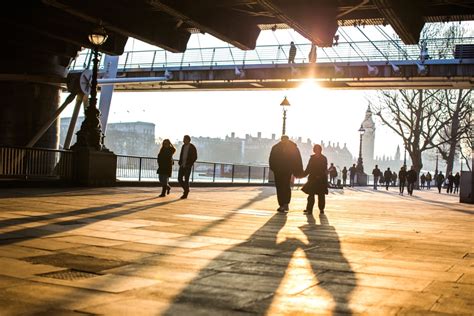 Free picture: people, dusk, crowd, city, sunset, silhouette