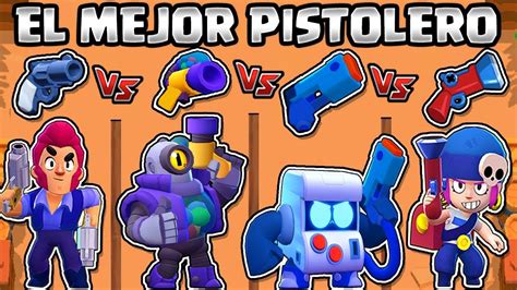 Cual Es El Mejor Brawler Pistolero Rico Vs Colt Vs 8 Bit Vs Penny Brawl Stars Youtube