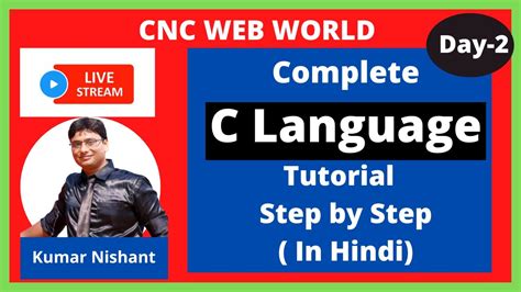 Day 2 C Language Tutorial For Beginners In Hindi By Kumar Nishant