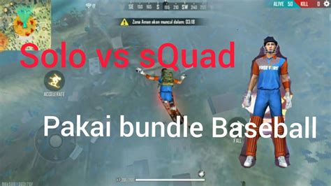 Solo Vs SQuad Pakai Bundle Baseball YouTube