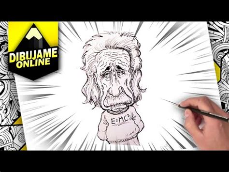 DIBUJANDO A ALBERT EINSTEIN EN CARICATURA YouTube