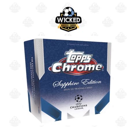 Topps Chrome Sapphire Uefa Champions League Box