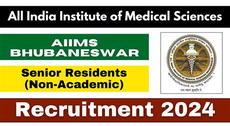 Aiims Bhubaneswar Recruitment For Sr Non Academic