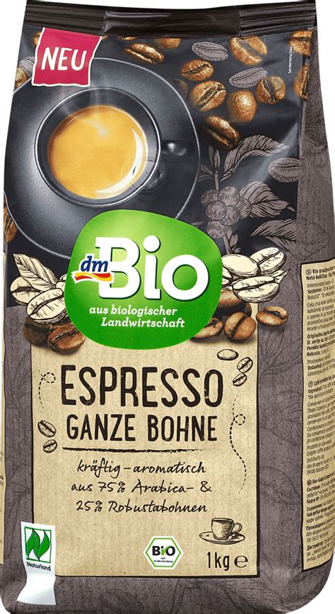 DmBio Espresso Ganze Bohne 1 Kg Dm At