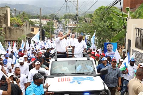 Abinader Recorre Villa Altagracia El Carril Haina Y San Crist Bal En