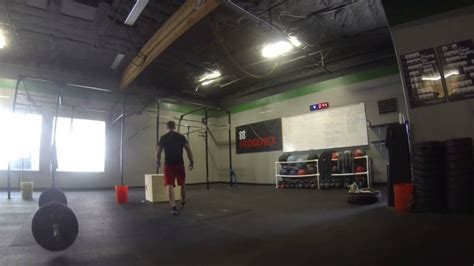 7 Min EMOM 5 TnG Power Snatch 95 5 Box Jumps 24 5 Burpees