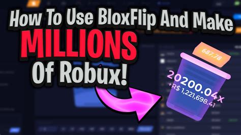 BloxFlip Tutorial 2022 HOW TO MAKE 100K ROBUX IN 2 MINUTES YouTube