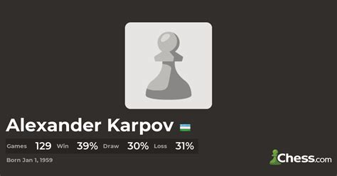 The Best Chess Games of Alexander Karpov - Chess.com