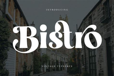 Bistro Font By Meizzalunadesign · Creative Fabrica