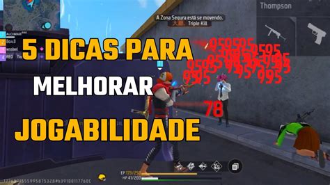 5 DICAS Para MELHORAR Sua JOGABILIDADE No Free Fire 2024 YouTube