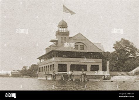 Narragansett Boat Club. Providence. 1897 Stock Photo - Alamy