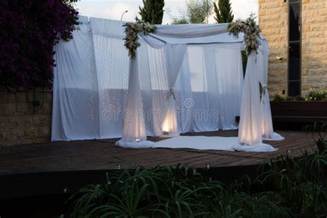 Chuupah Or Jewish Wedding Canopy Stock Image Image Of Chuppah Symbol