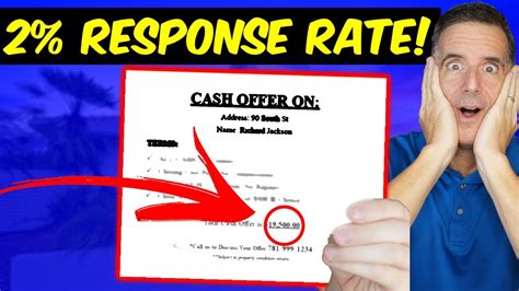 Perfect Direct Mail Template 2 Response Rate For Wholesaling Real