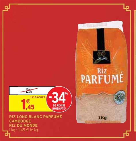 Promo Riz Du Monde Riz Long Blanc Parfum Cambodge Chez Intermarch