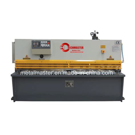 Qc12y 12x3200 Hydraulic Swing Beam Shear Machine China Shearing