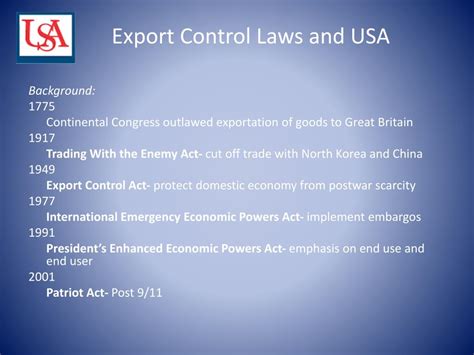 Ppt Introduction To Export Controls Powerpoint Presentation Free Download Id 1288365