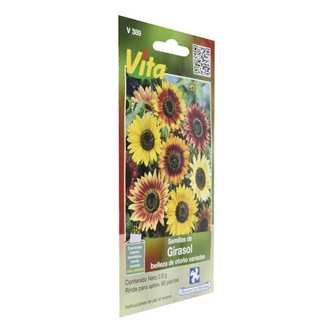 SEMILLAS DE GIRASOL BELLEZA DE OTOÑO VARIADAS 2 GR MULTICOLOR VITA