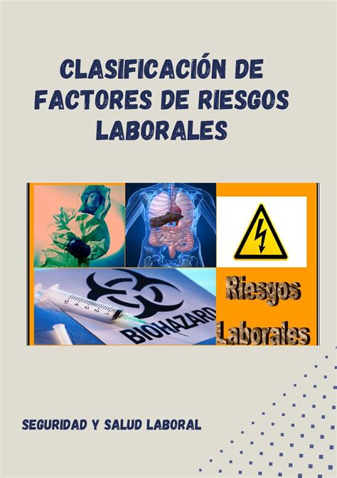 Act 3 Factores Act 3 Cartilla ClasificaciÓn De Factores De Riesgos Laborales Seguridad Y