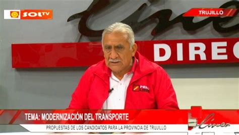 Candidato R Ger Taboada Expone Sus Propuestas Soltv Peru