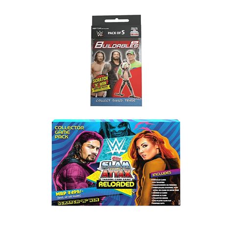 Topps Buildables Pack Of Slam Attax Reloaded Tcg Collector Game