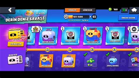 Brawl Stars 29000 Kupa Oldum Ve Mega Kutu AÇtim Youtube