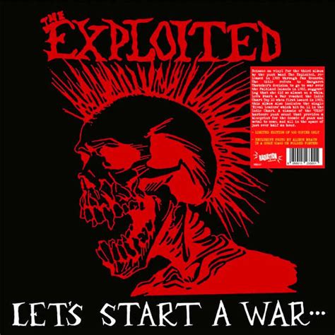 Let S Start A War Said Maggie One Day LP Czarny Winyl Plakat