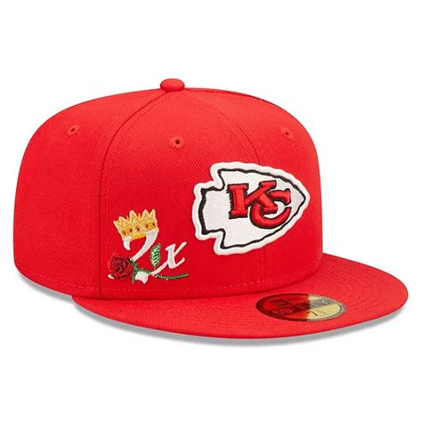 Men's New Era Red Kansas City Chiefs Crown 2x Super Bowl Champions ...