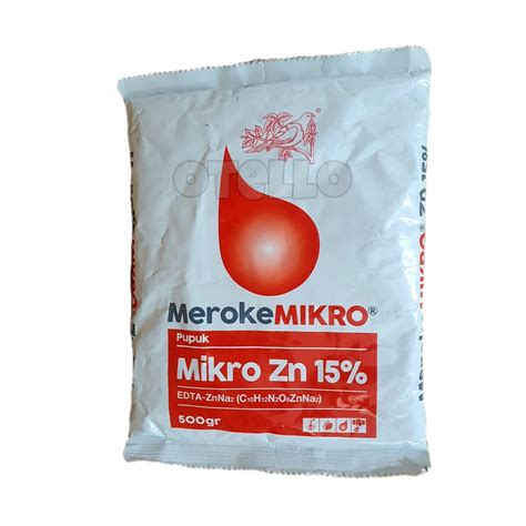 Jual Meroke Mikro Zn Edta Gr Nutrisi Mikro Zinc Hidroponik Grade