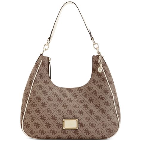 Guess Handbag Reama Hobo In Vanilla Natural Lyst