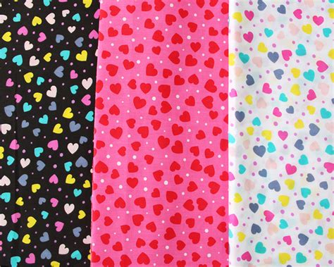 Mp Hearts Polycotton Wholesale Fabrics