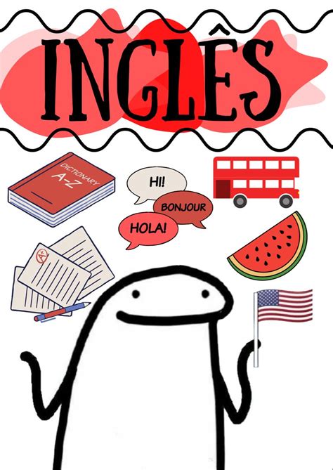 An Image Of A Cartoon Character With The Words Ingles Above It