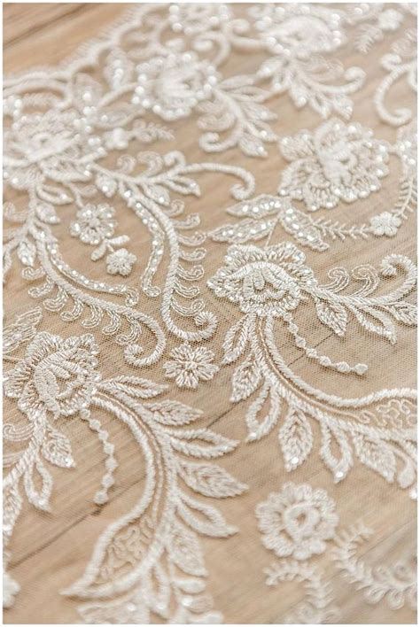 L17 007 Soft Floral Lace Fabric Wedding Lace Fabric Etsy New