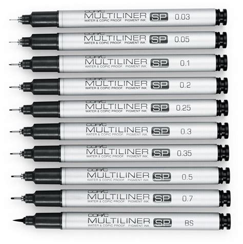 COPIC Fineliner Multiliner SP 0 3 Mm 2307505 Ab 6 96